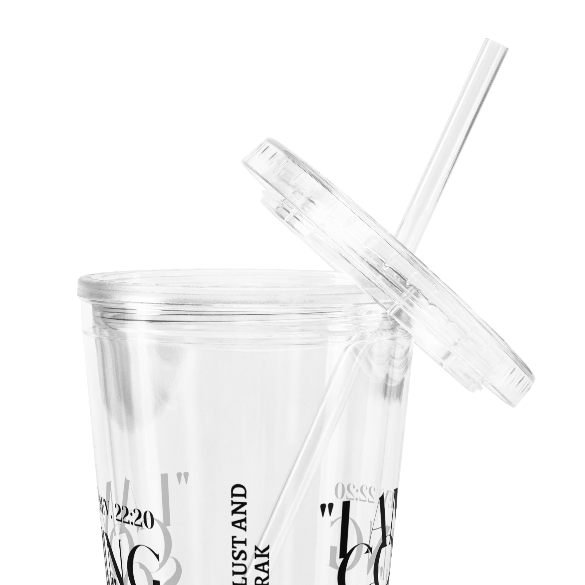 Jesus' Return Plastic Tumbler