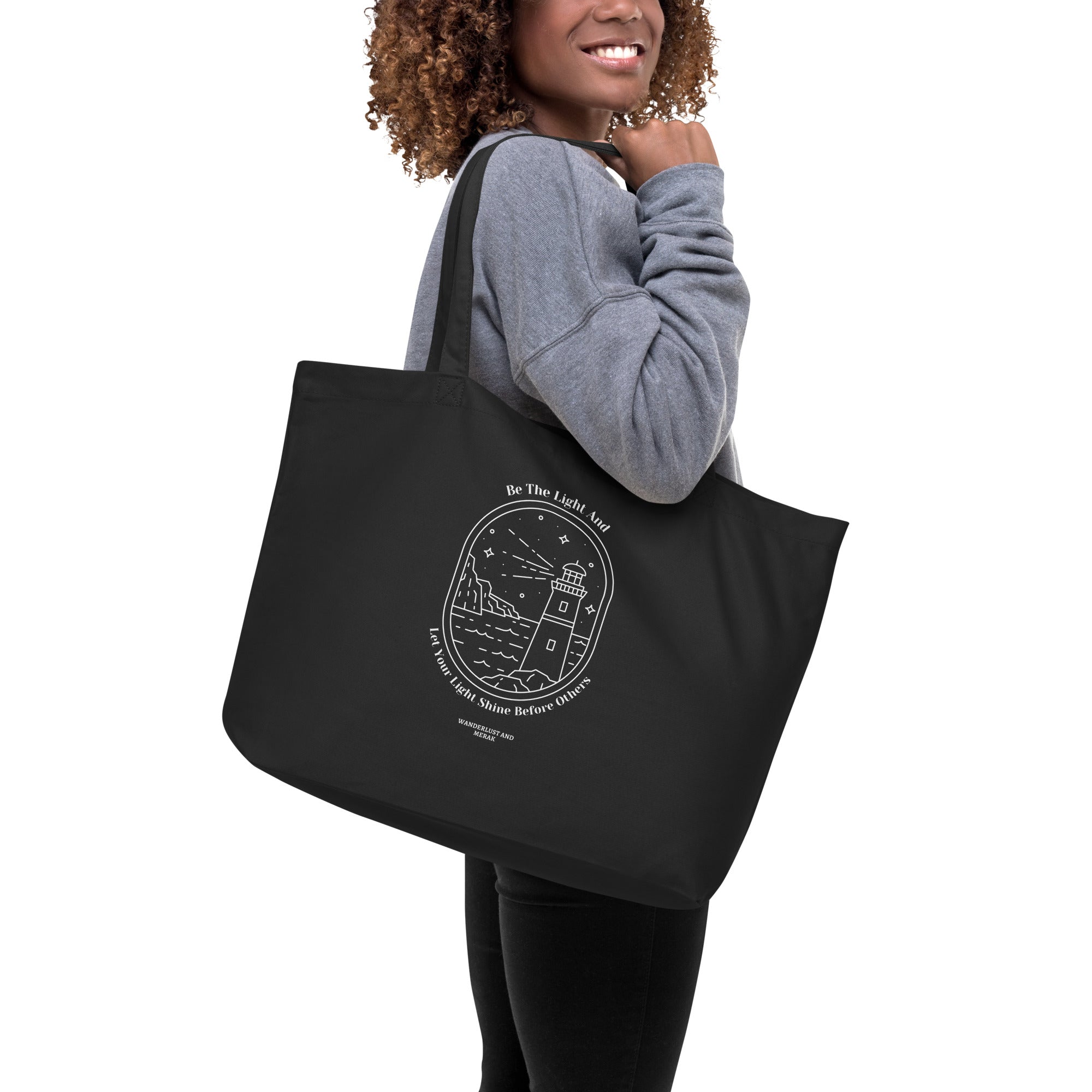 Be the Light Large Tote